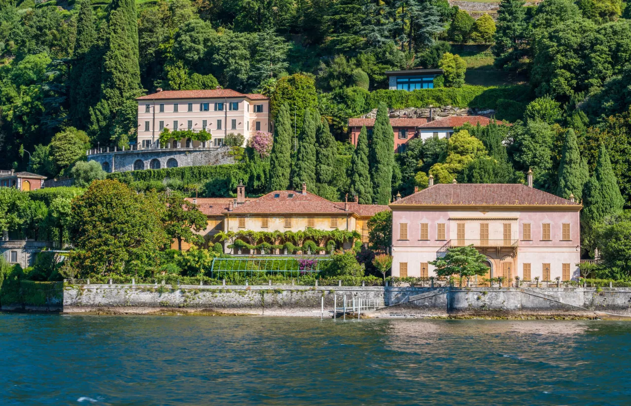 View of Villa Pizzo on Italys Lake Como